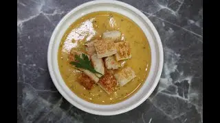 Крем-суп из кабачка.Zucchini cream soup.