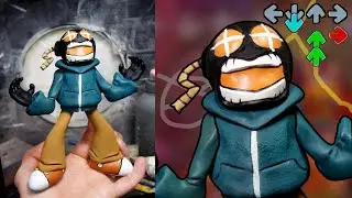 [FNF] Making Whitty Sculpture Timelapse - Friday Night Funkin Mod