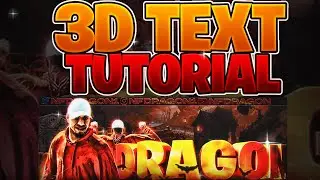 Cinema4D Tutorial: How To Make Easy 3D Text Render in Minutes! Best C4D Lightroom!