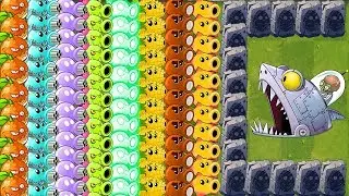 Plants vs Zombies 2 Mod: TEAM PLANTS POWER-UP! vs BIG WAVE BEACH FINAL BOSS