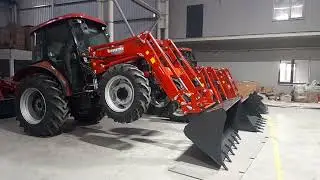 kuzeytek makina farkıyla Solis 75 ön yükleyici kepçe - solis front loader