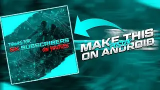 Say Thanks To Your Subscribers/Followers By Using This Poster || How To Make Thanking Poster