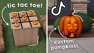 testing VIRAL Bloxburg Fall TikTok build HACKS!