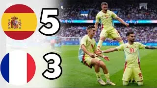 🔴🟡 SPAIN VS FRANCE ( 3 1 ) | HIGHLIGHTS | OLYMPIC FINAL | FERMIN LOPEZ GOALS