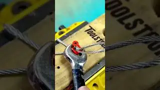 Pro Tip! Secure  Your Steel Cable in Seconds