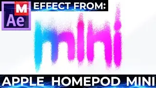 Create Text in After Effects from Apple HomePod Mini
