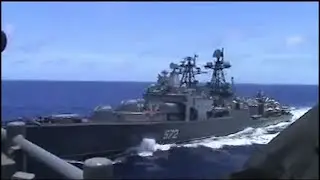 US, Russia blame each other for near miss at sea