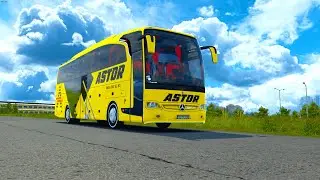 ETS2 | Astor Mercedes Travego 15 SHD ile Bol Virajlı ve Retarderli Artvin - Erzurum Seferi