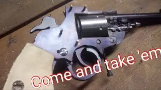 Firing my home made revolver by hand
