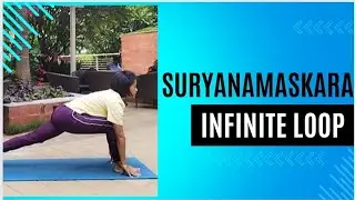 Surya Namaskara Infinite Loop @yogawithkankana