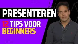 Zo Presenteer Je Professioneel Met Zelfvertrouwen Op Camera - [ 12 Tips Professioneel Presenteren ]