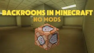 Backrooms In Minecraft With Commands | MCPE Showcase