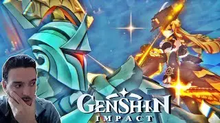 A BATALHA CONTRA O DEVORADOR E A HISTÓRIA DA SIGEWINNE - GENSHIN IMPACT 