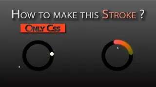 Stroke Animation About a Circle | Only CSS and JavaScript | Allustrode