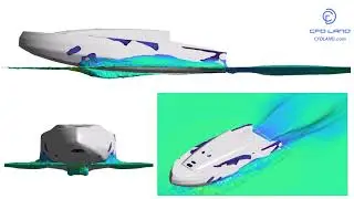 Boat Hull CFD Simulation | Dynamic Mesh Analysis in ANSYS Fluent