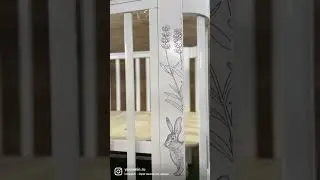 Кроватка Mommy Love❤️ с маятником, спальное место 100*70👌🏻автостенка👌🏻лоде регулируется 👌🏻