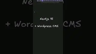 How to use WordPress as a CMS with nextjs