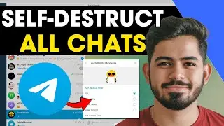How To Set Self-Destruct Timer on All Chats in Telegram (Tutorial) 2025