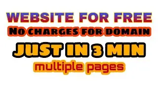 How to create a website for free | Free domain | #wix | #createwebsite || by Telesky