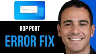 How To Fix Unable To Connect To The RDP Port Of The Specified computer  Step By Step Tutorial