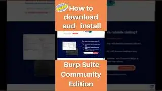 Learn how to download & install Burp Suite Community Edition for free.