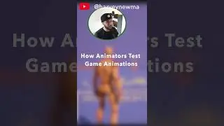 How Animators Test Game Animations #animator #games