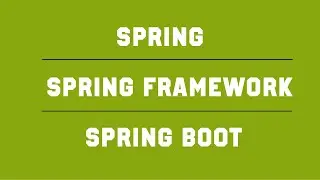 Spring Vs Spring Framework Vs Spring Boot