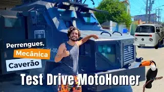 Motorhome bate de frete com Caveirao no Rj • Kombi Motorhome