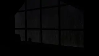 Serenity in the Dark Attic Room🥱Rain in the Forest for Deep Sleep, Relaxation