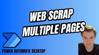 Multi Pages Web Scrap (extract) with Power Automate Desktop   #45