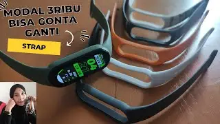 REVIEW STRAP MI BAND TERMURAH DI SHOPEE DAN CARA PASANG