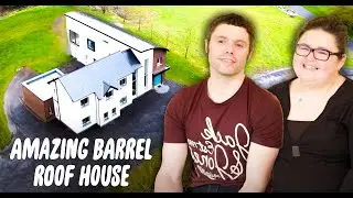 Barrel Roof Contemporary Home Design...