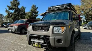 Honda Element Meet + BougeRv Rocky 40 Car Fridge Review