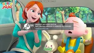 No No, I Don`t Want The Seat Belt | Super JoJo Nursery Rhymes Kids & Songs In Pow Sho