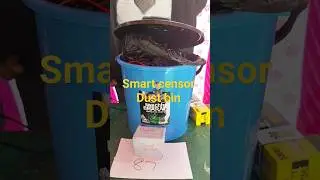Smart censor dust bin #Science expo