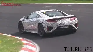 2015 Honda NSX spied testing on the Nürburgring Nordschleife!