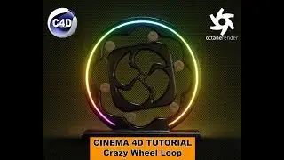 CRAZY WHEEL LOOP (Cinema 4D - Patreon Tutorial Preview)