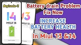 How To Fixed A Battery Drain Issue After MIUI 14 ! Xaiomi-Redmi-Poco &(Battery saving Tips&Tricks) !