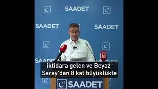 "Ak Parti, halkın vergisini rant ve rüşvete paylaşan bir güruhün adresi."