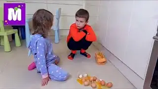 Родители забыли детей одних дома и уехали на отдых Разбили посуду Bad kids