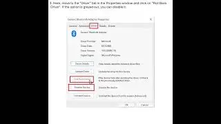 Rollback Driver Update