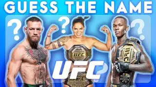 UFC Quiz | Can you Guess the Name of UFC fighter?