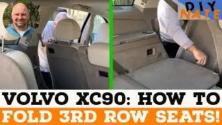 Laying Down 3rd Row Seats in Volvo XC90! 