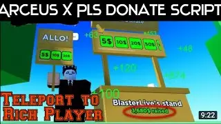 Arceus X Pls Donate Auto Teleport to rich player script