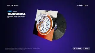 Fortnite Chapter 4 Season 2 Battle Pass Music Thunder Roll, MEGA 1 HOUR song Relaxing Study Sleeping