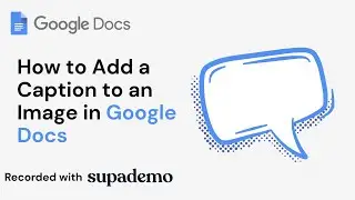 How to Add Captions to Images in Google Docs