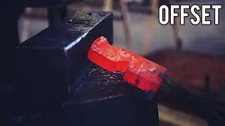 Offset- Blacksmith forging tricks with Brent Bailey Forge- Blacksmith tutorials- Forging tips