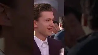 Tom Holland'ın Röportajdaki Tatlı Heyecanı! #shorts