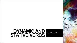 Dynamic and stative verbs
