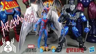 Marvel Legends Deluxe ARCHANGEL w Apocalypse BAF Hand Figure Review